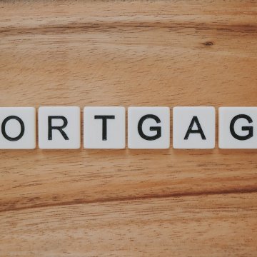 mortgage spelled on tiles like scrabble